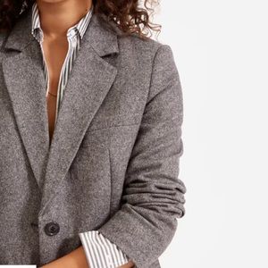 Everlane Grey Herringbone Blazer